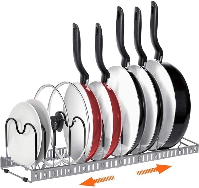 Expandable Pot and Pan Rack 1