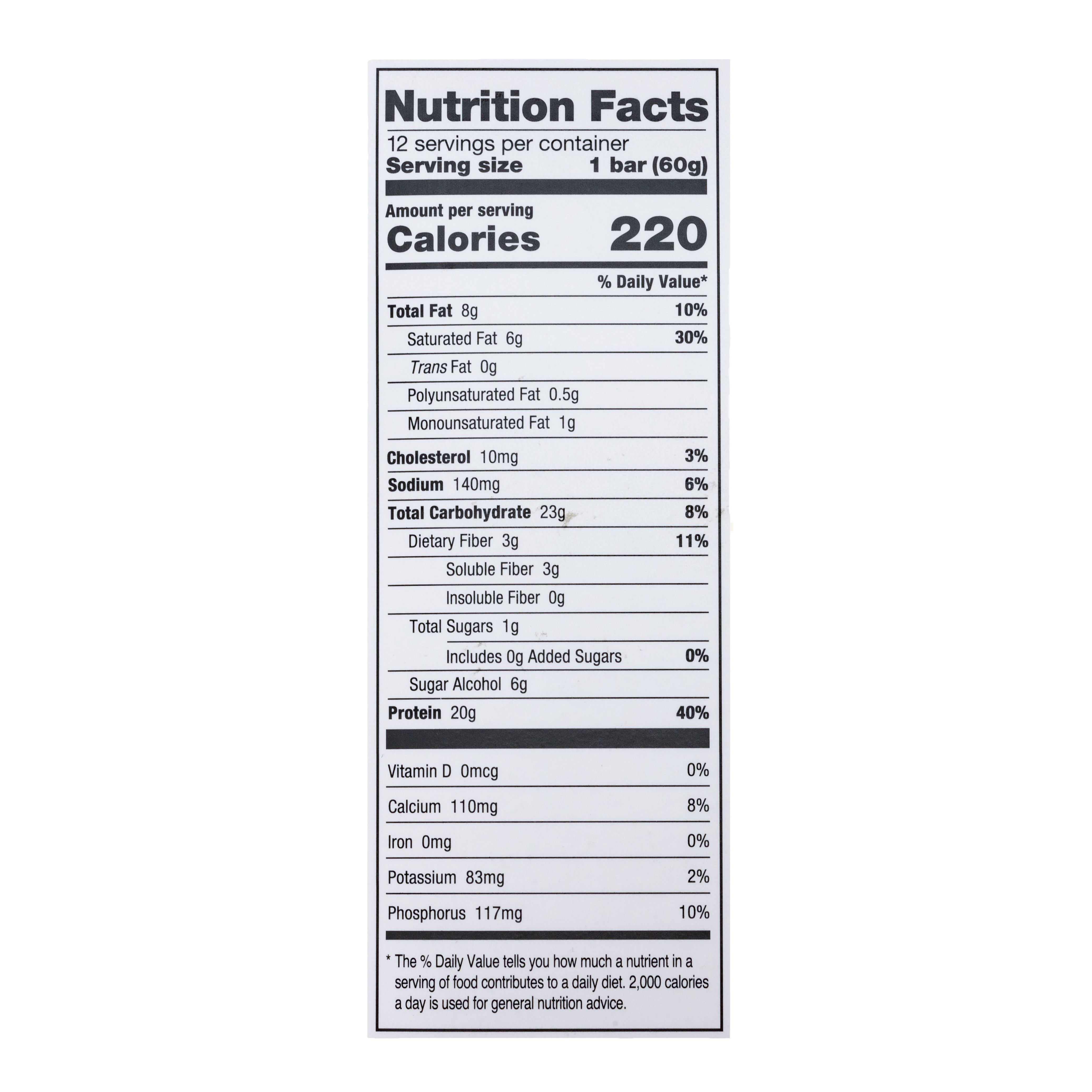 Protein Bars (Birthday Cake) 6
