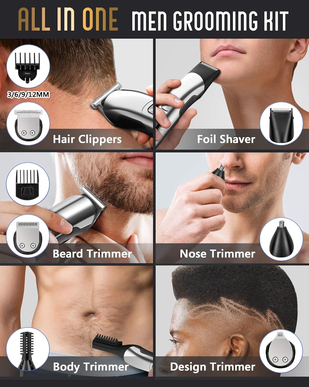 Beard Trimmer for Men 2