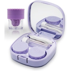 Contact Lens Case with Cleaner Washer
