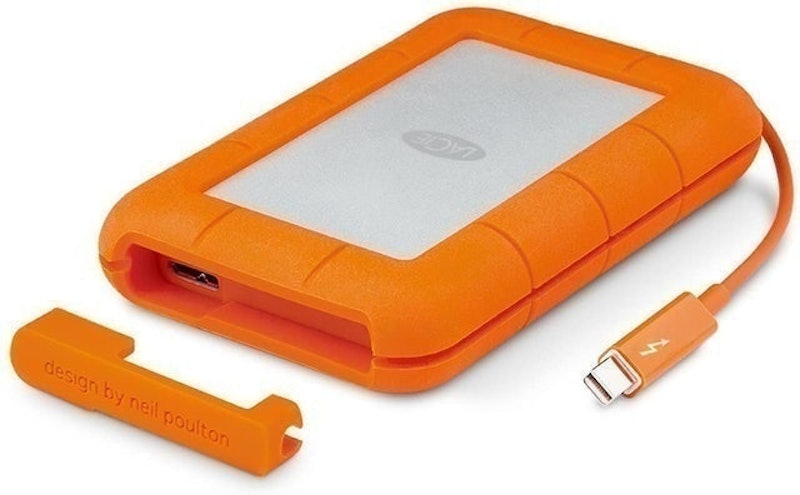 LaCie Rugged Thunderbolt and USB 3.0 Portable USB Drive 1