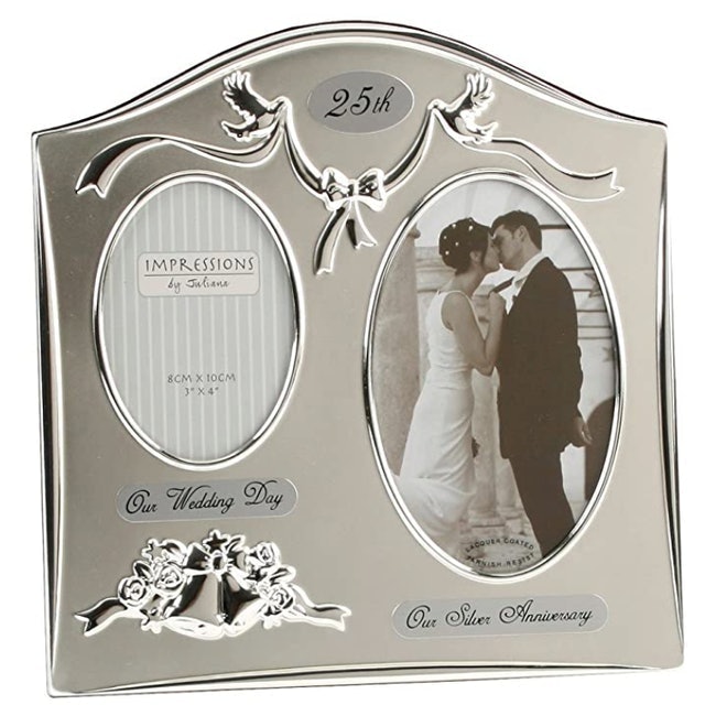 Two-Tone Silver-Plated Photo Frame 1