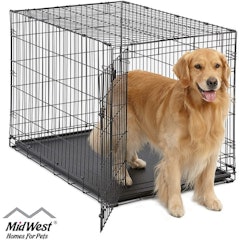 Homes Folding Metal Dog Crate