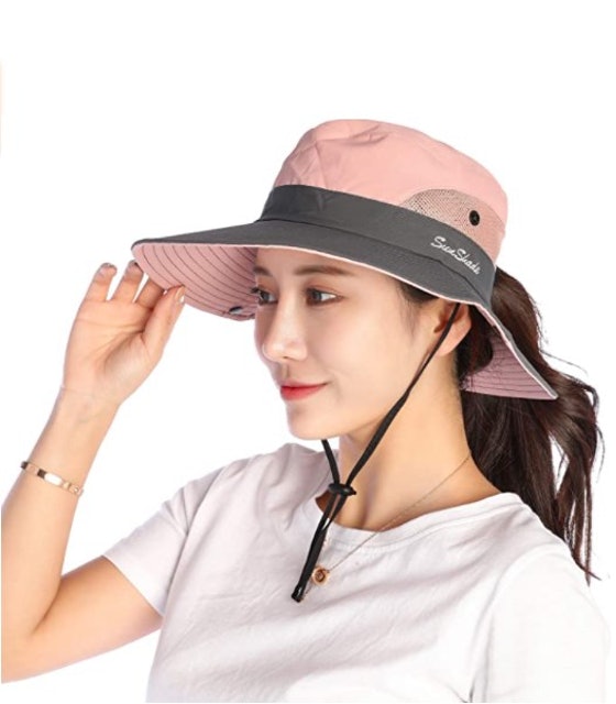 Wide Brim Bucket Mesh Boonie Cap 1