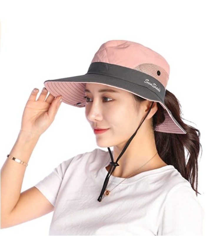 Wide Brim Bucket Mesh Boonie Cap 1