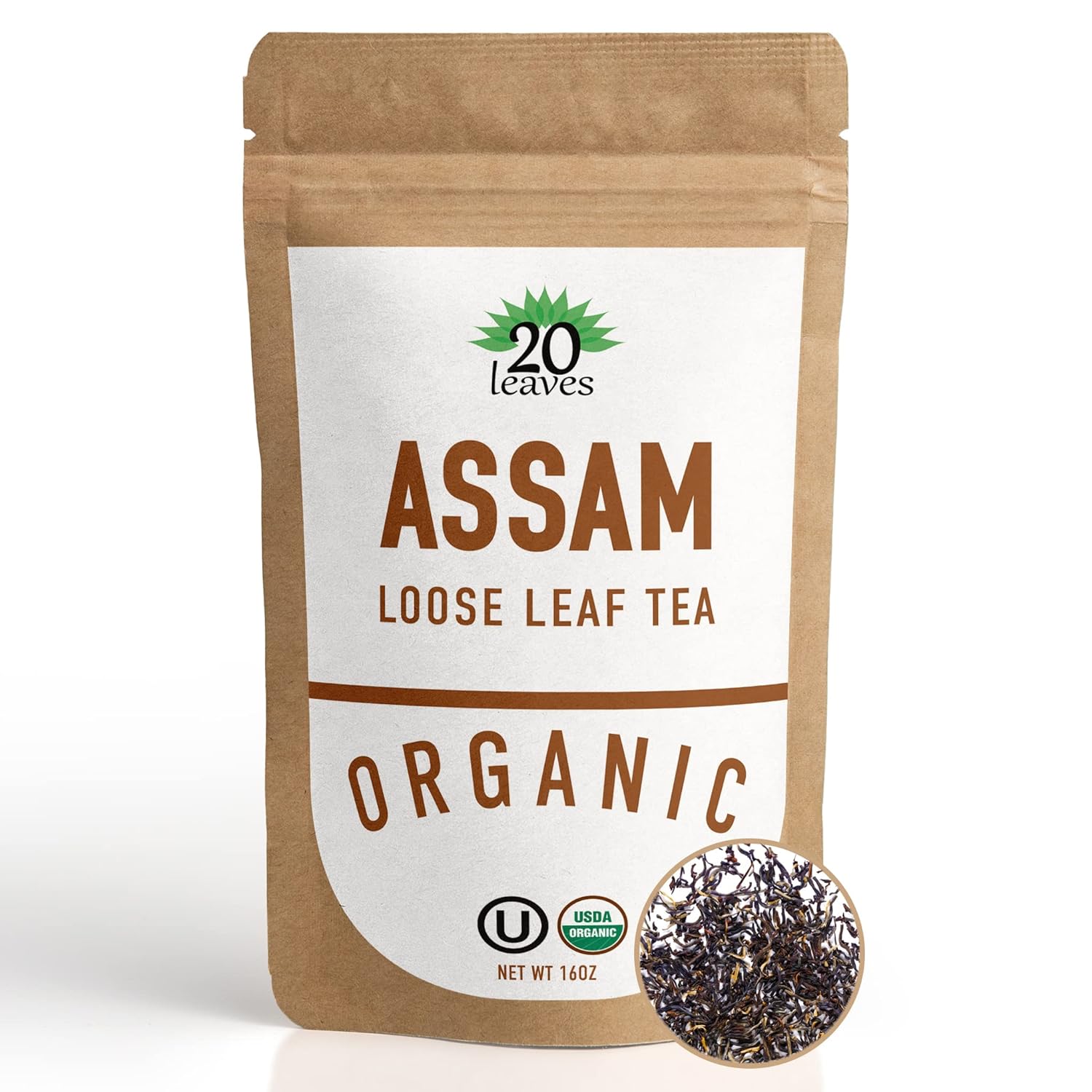 Assam Loose Leaf Black Tea - 100% Certified Organic  2
