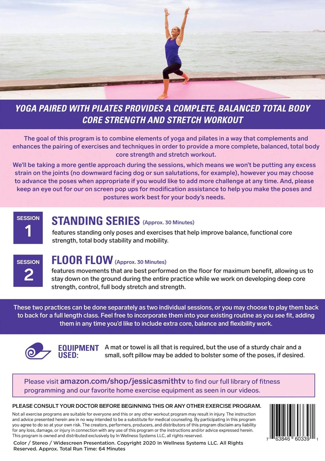 Gentle Yoga Plus Pilates DVD 2