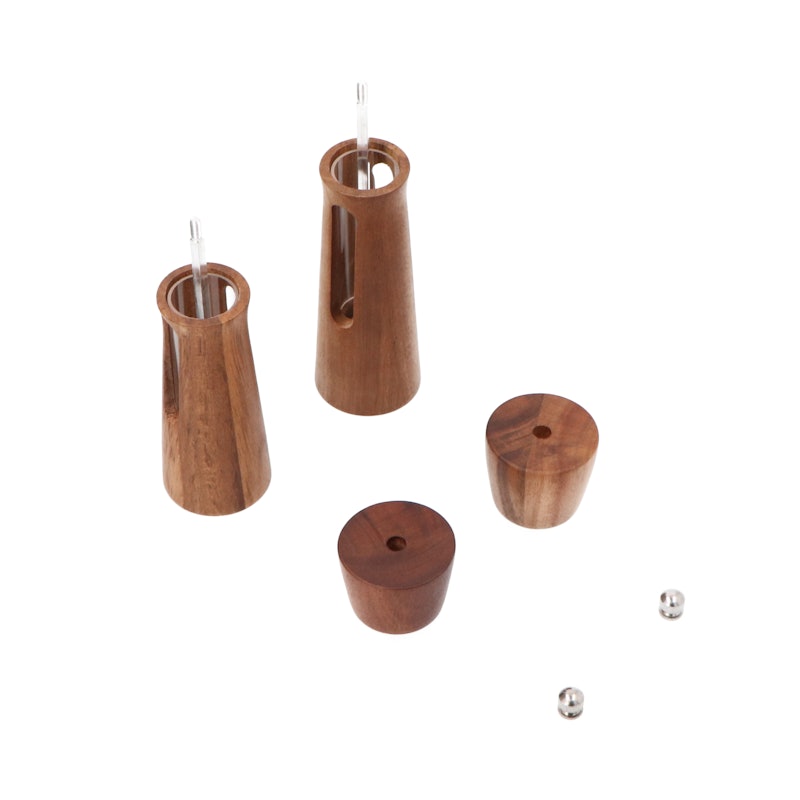 2 Piece Acacia Salt and Pepper Grinder Set 4