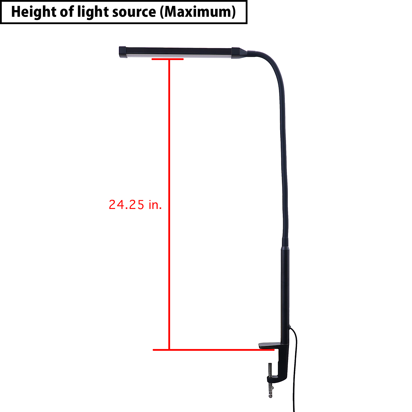 LED Desk lamp with Clamp 4