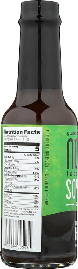 Organic No Soy Less Sodium Sauce 2