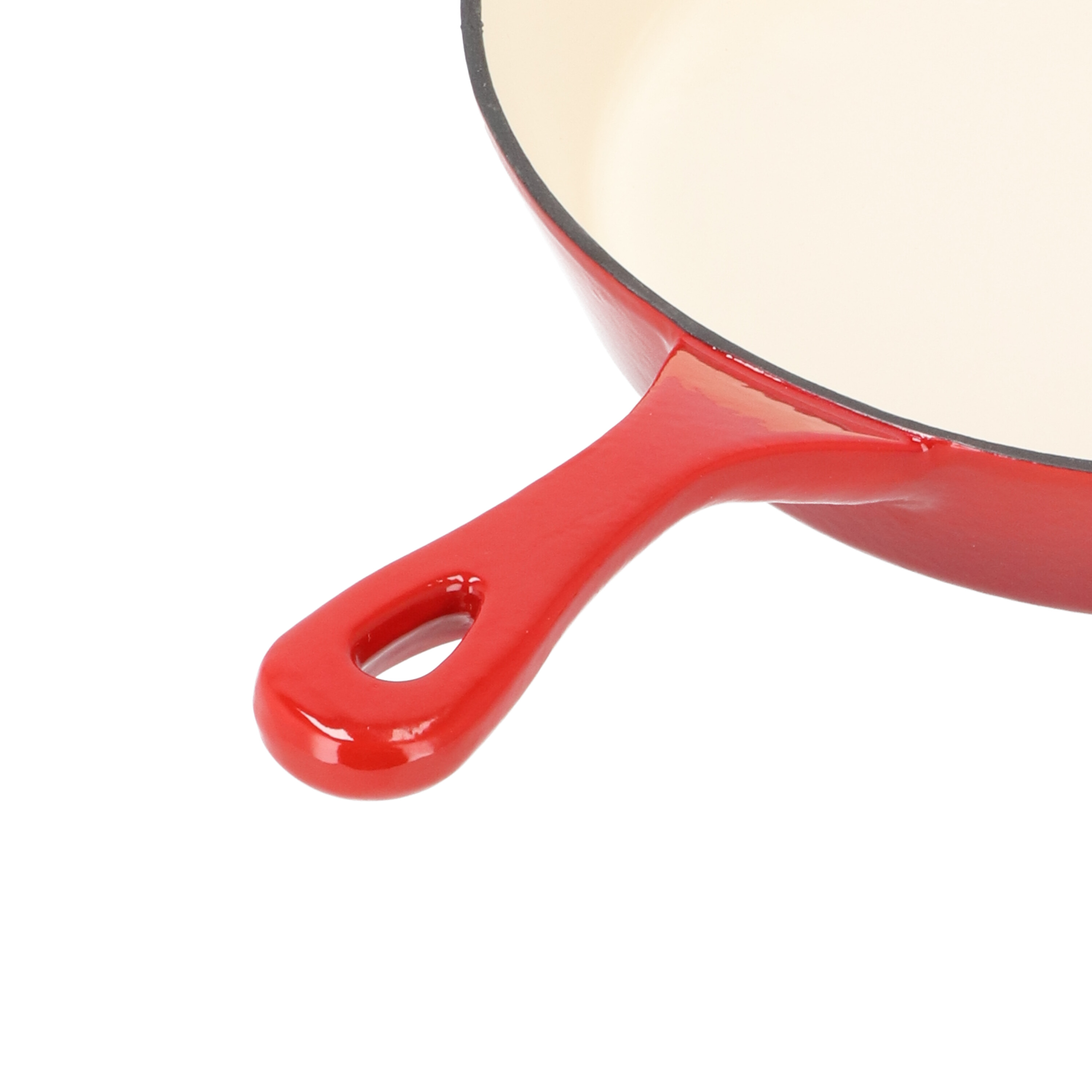 Artisan Enameled Cast Iron Round Skillet 5