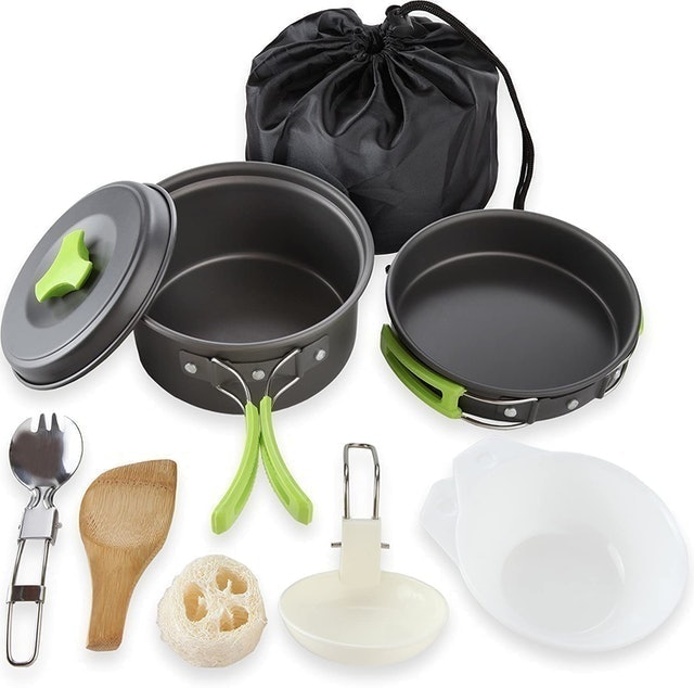 Camping Cookware Mess Kit (2 Liter) 1