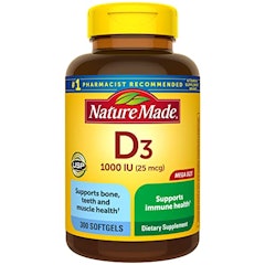 Vitamin D3 1000 IU (25 mcg) Softgels