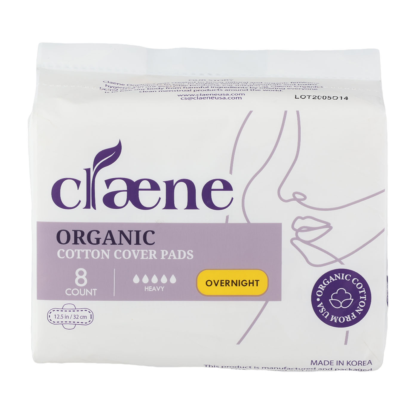 Organic Cotton Pads - Overnight  1