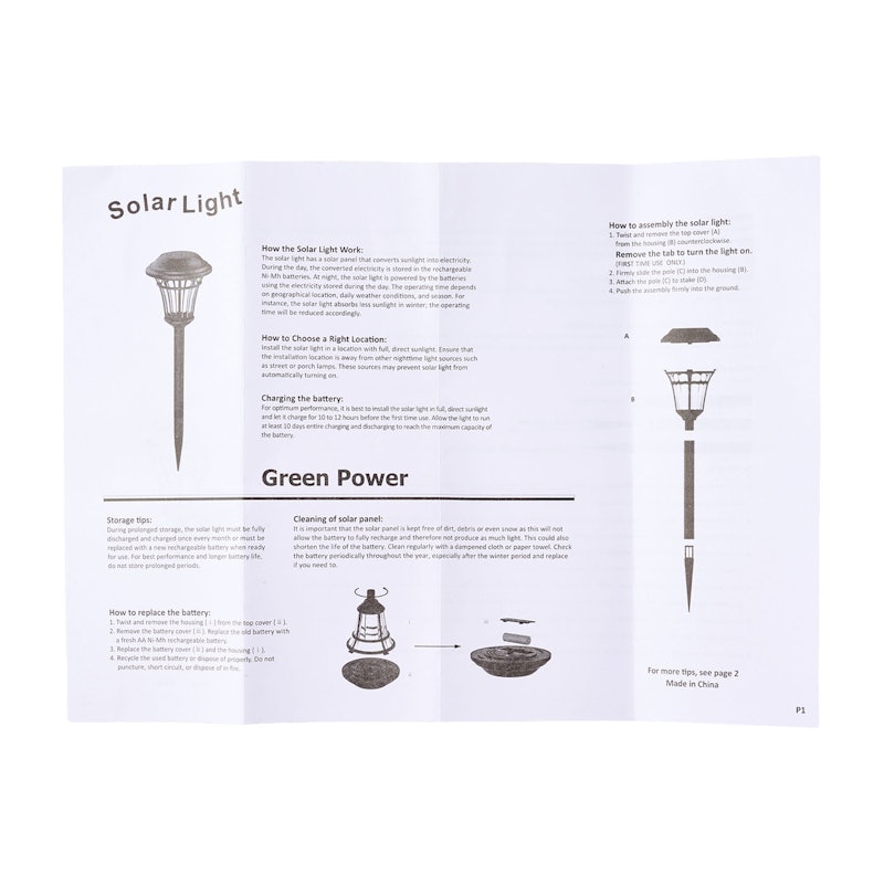 6 Pack Solar Garden Lights 2