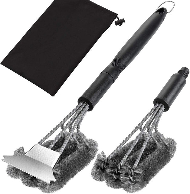 Wood Grill Cleaning Brush 1