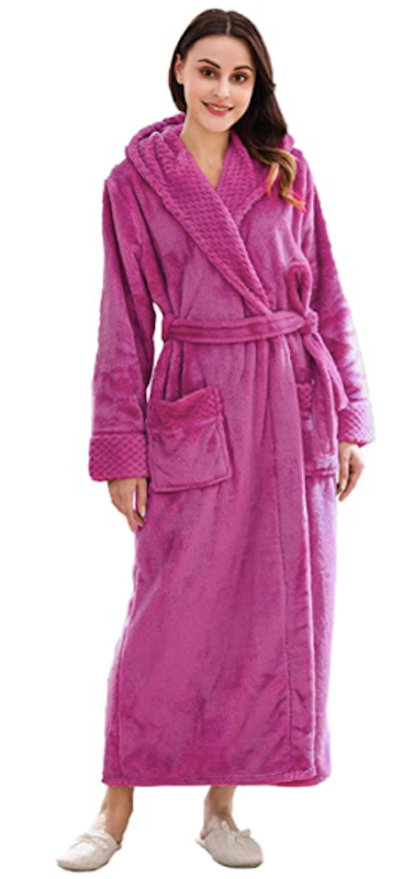 Women's Fleece Bathrobe 2