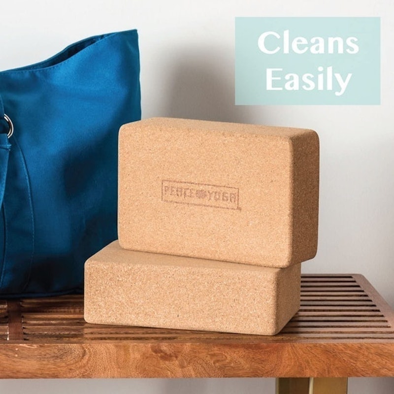 Cork Wood Yoga Blocks 2