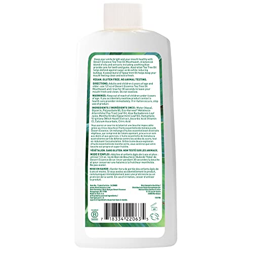 Tea Tree Oil Mouthwash w/Spearmint 2