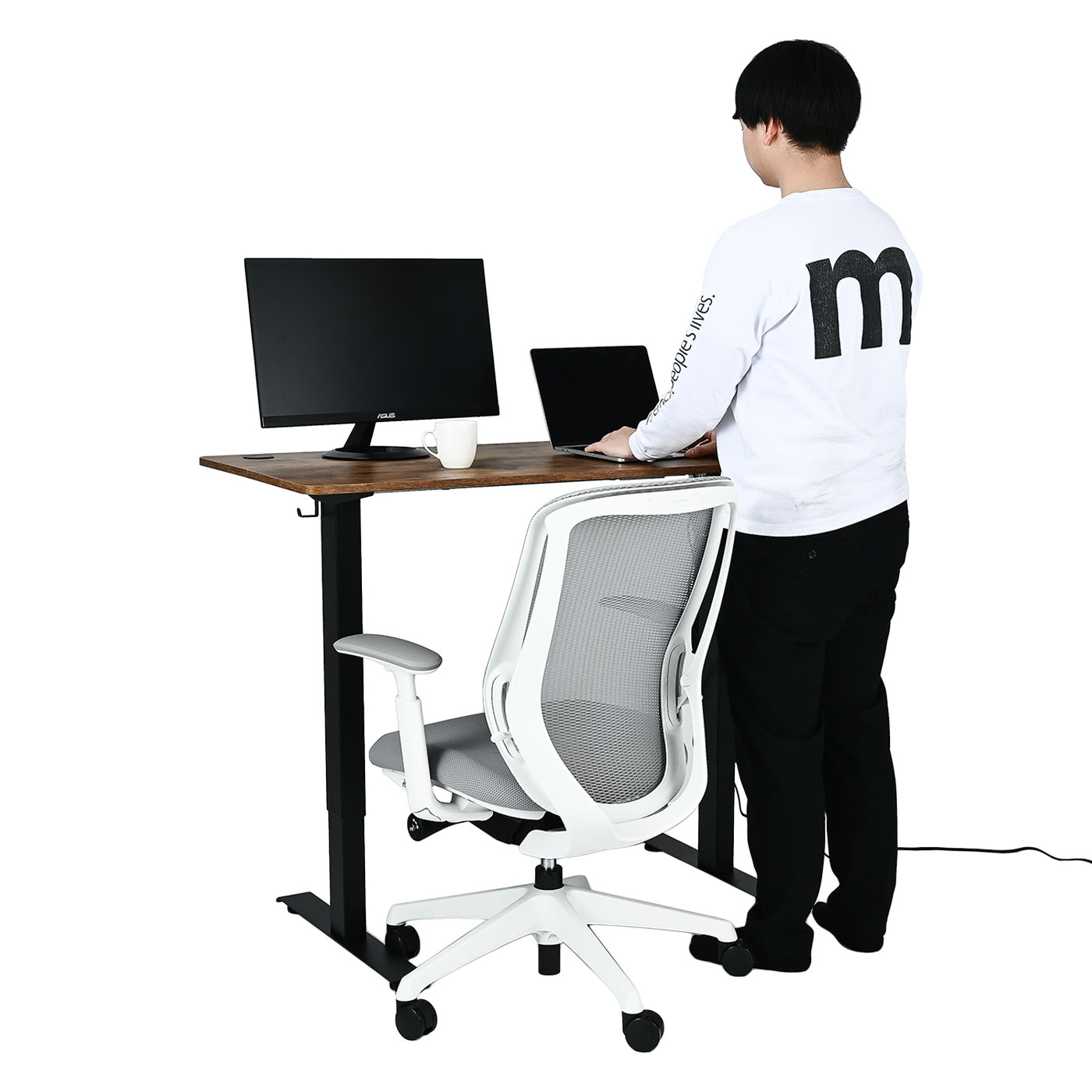 Electric Standing Desk with Storage Bag 9