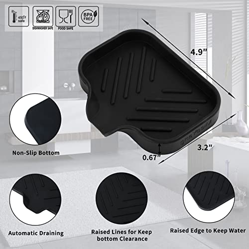 Bathroom Soap Dishes with Drain Spout 2
