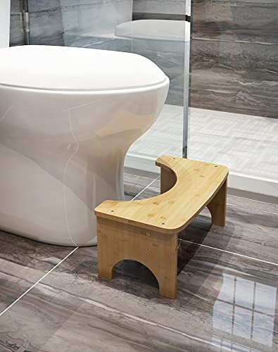 Bamboo Toilet Stool 1