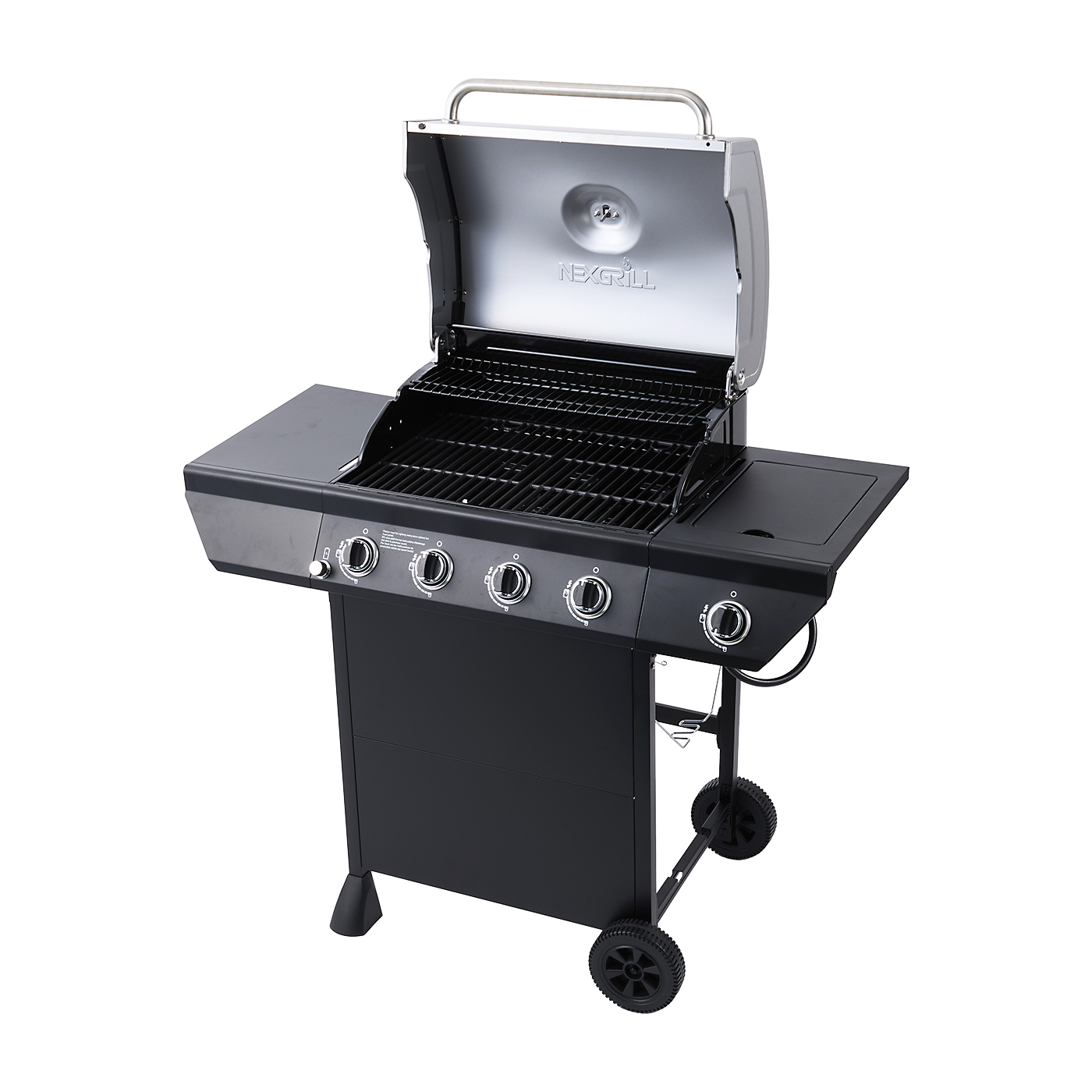 4-Burner Propane Gas Grill with Side Burner X-Large 2