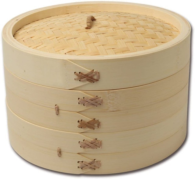 2-Tier Bamboo Steamer Basket 2