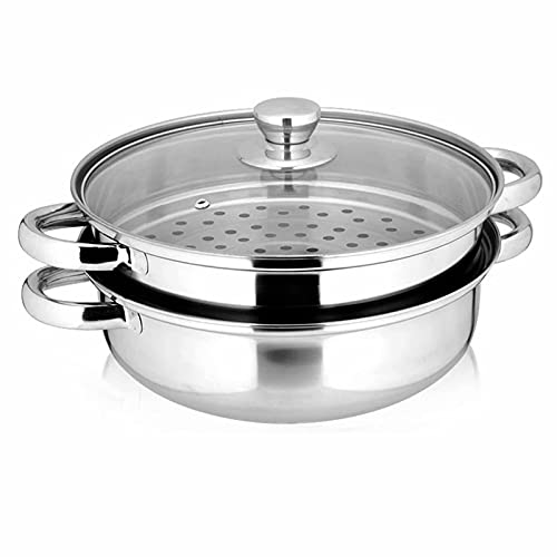 2 Piece Stainless Steel Stack and Steam Pot Set 1