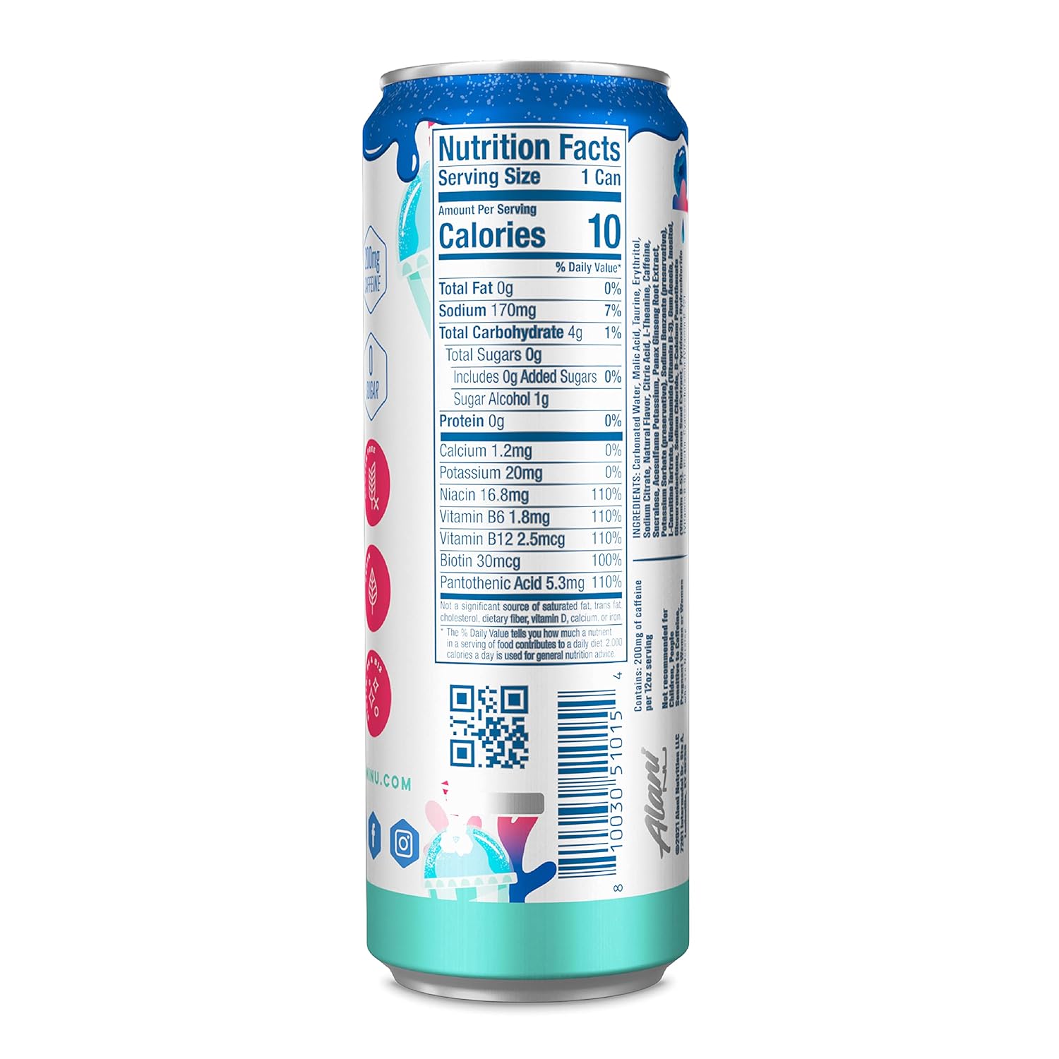 Blue Slush Energy Drink 2