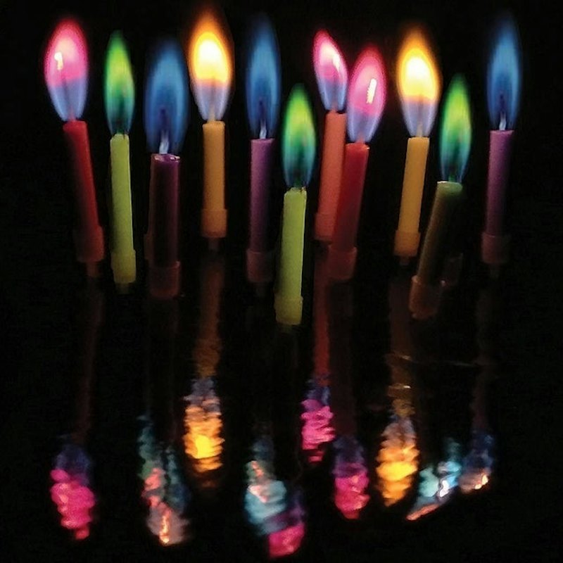 Multicolor Candles and Holders 1