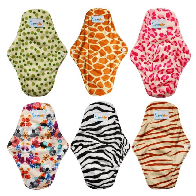 Love My Bamboo Fiber Menstrual Pads (Set of 6) 1
