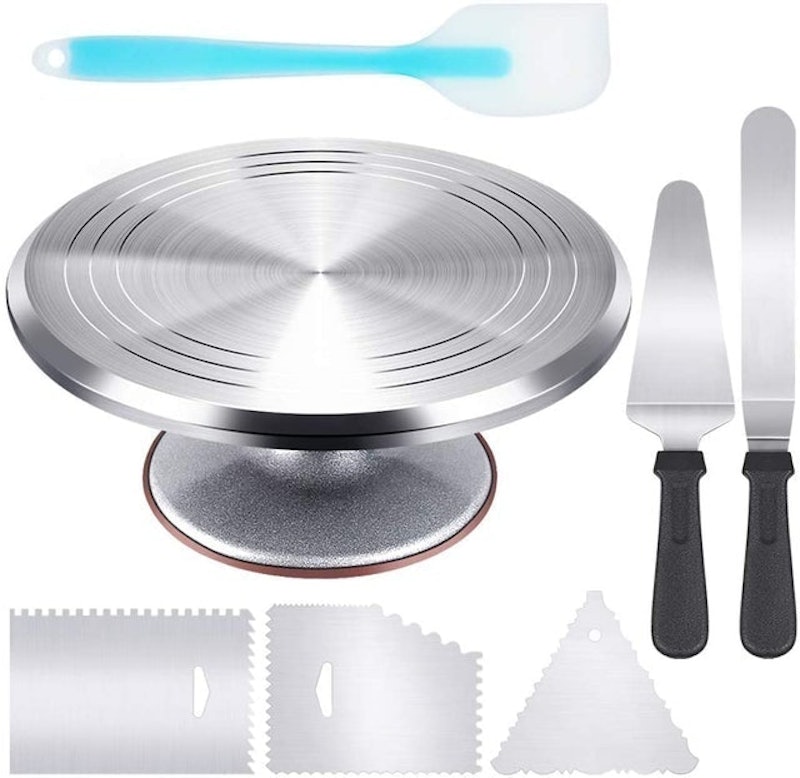 Aluminum Alloy Revolving Cake Stand 1