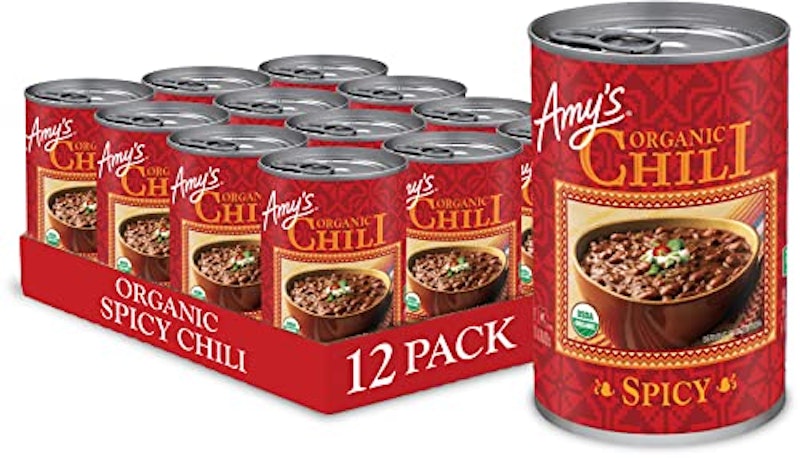 Organic Spicy Chili, Vegan, Gluten Free, Made With Red Beans and Tofu 1