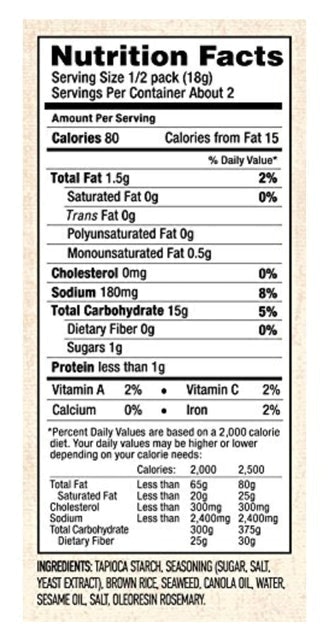 Original Baked Seaweed Crisps 2
