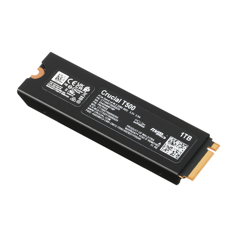 Crucial T500 1TB PCIe Gen4 NVMe M.2 SSD 2
