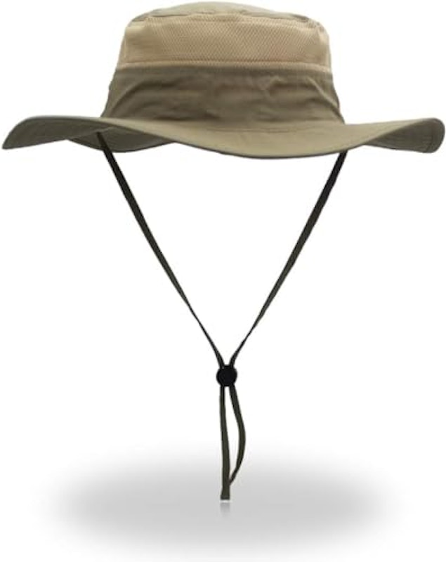 Fishing Hats Windproof UPF50+ UV Protection Bucket Beach Mesh Sun Hat 1