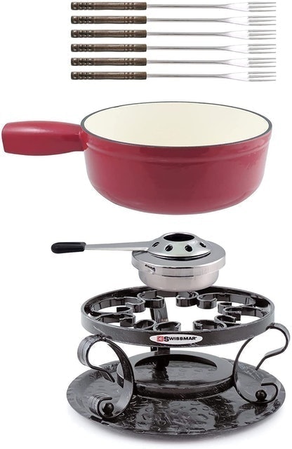 Lugano 9-Piece Cheese Fondue Set  2