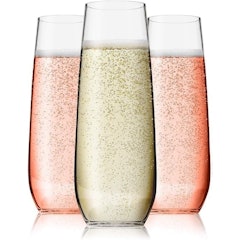 Stemless Champagne Flutes