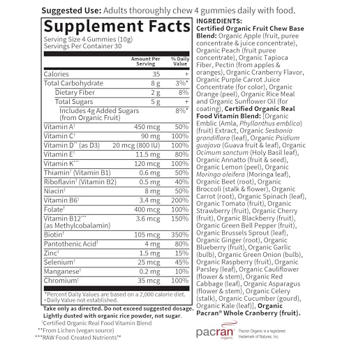 Organics Women's Gummy Vitamins - Berry 2
