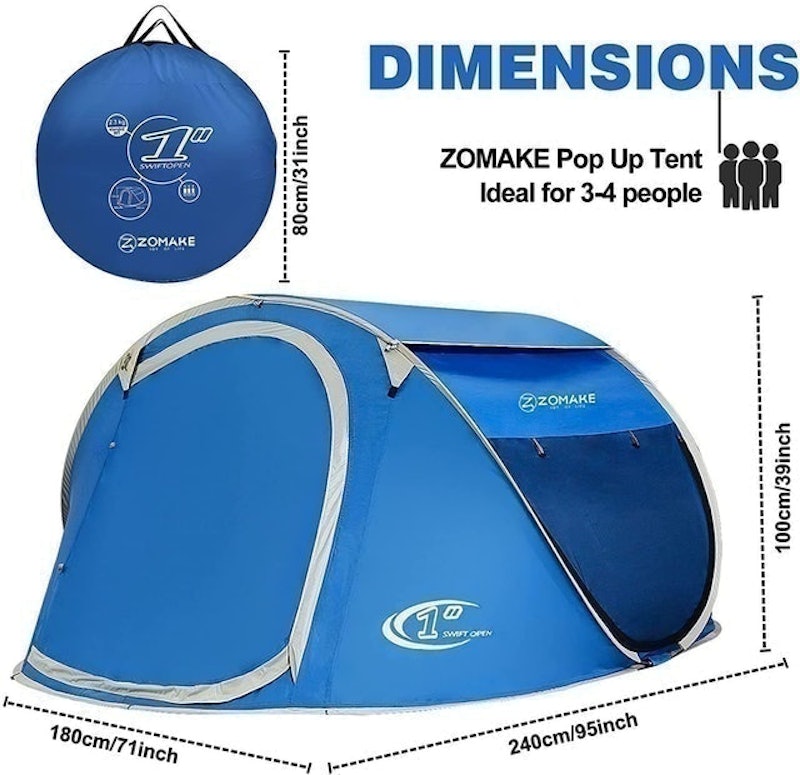 Pop Up 4-Person Tent 2