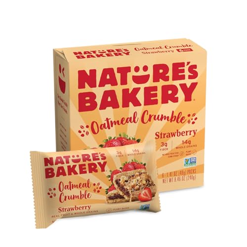 Oatmeal Crumble Bars - Strawberry 1
