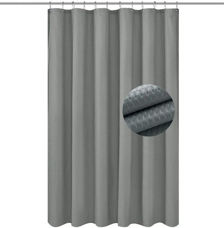 Microfiber Fabric Shower Liner 1