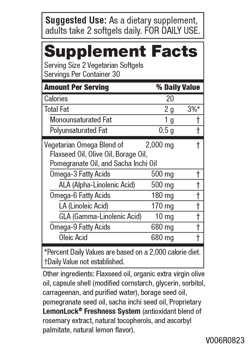 Omega 3-6-9 Vegetarian Omega Formula 2