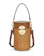 Miu Miu Midollino Mini Leather & Wicker Bucket Bag 1