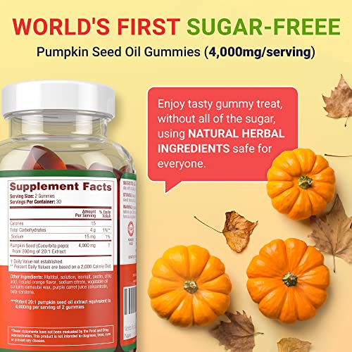 Sugar-Free Pumpkin Seed Oil Gummies 2