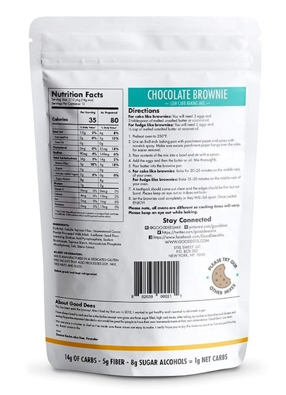 Chocolate Brownie Low Carb Baking Mix 2