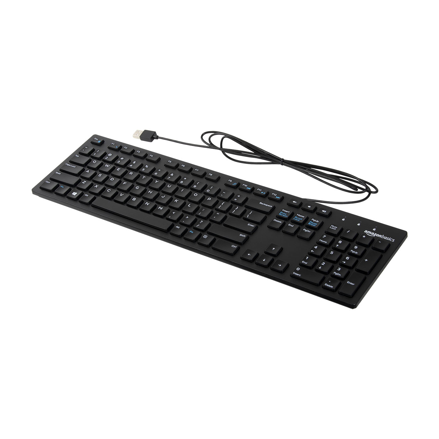 Amazon Basics Low-Profile Wired USB Keyboard 2
