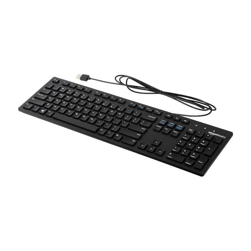 Amazon Basics Low-Profile Wired USB Keyboard 2