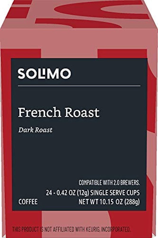Solimo French Roast Coffee Pods 1